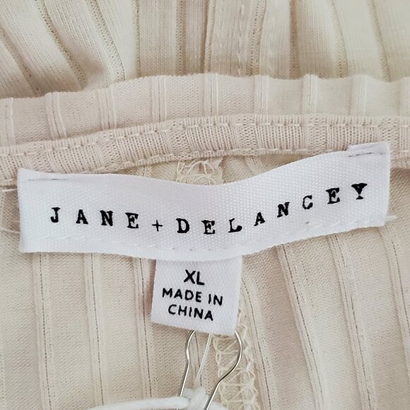 Jane + Delancey Casual V-Neck Button Detail Stretchy Minimalist Top NEW NWT XL - Picture 12 of 16